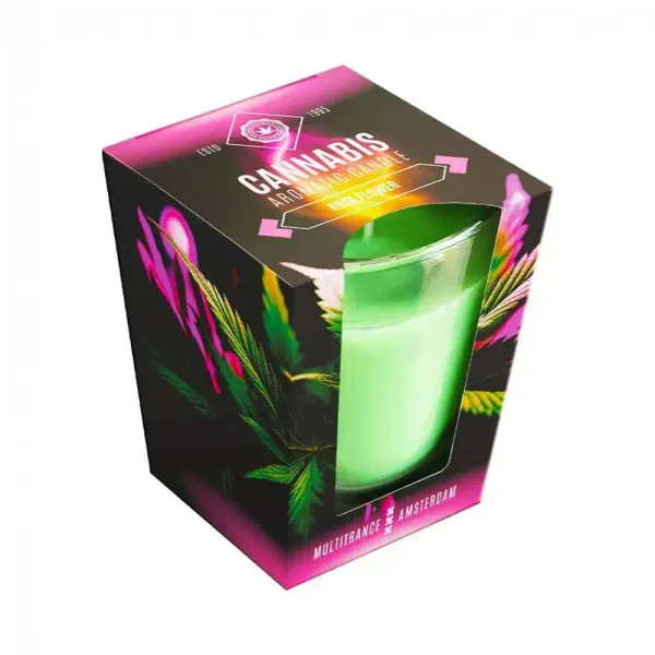 Bougie Parfumee Cannabis Rose