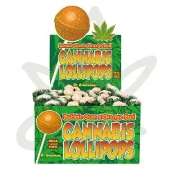 Sucette Cannabis Bubblegum X Orange Bud